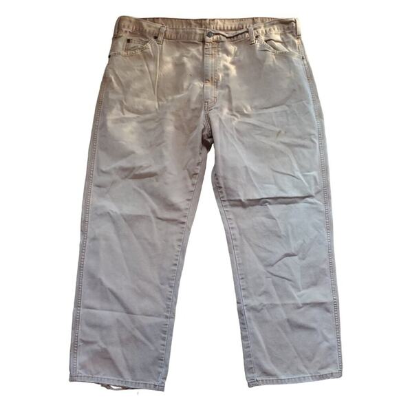 Dickies Khaki Tan Distressed Relaxed Fit Pants Size 42x30 - Picture 3 of 12